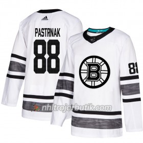 Män Ishockey Boston Bruins tröja David Pastrnak 88 Vit 2019 All-Star Adidas Authentic